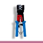 RJ-11/RJ-12/RJ-45 Modular Plug Crimping Tool with Ratchet