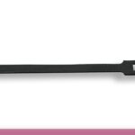 6in Reusable Cable Ties, Black