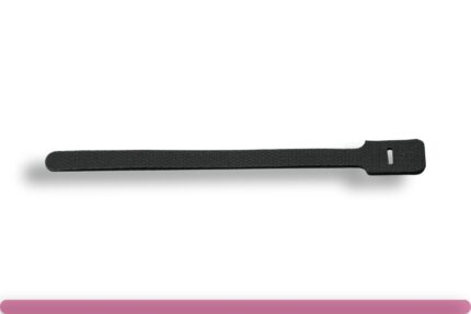 6in Reusable Cable Ties, Black