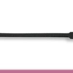 9in Reusable Cable Ties, Black