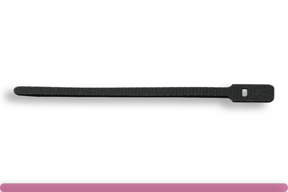 71vt-01-09_1.jpg 9in Reusable Cable Ties, Black - Image 1