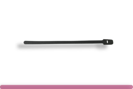 13in Reusable Cable Ties, Black