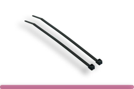 8in 40lbs Cable Ties, Black
