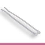 6in 30lbs Cable Ties, White
