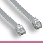 RJ-11 6P4C Straight Modular Phone Cable