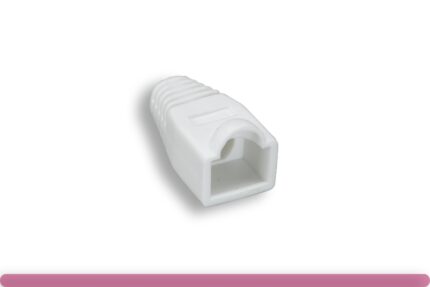 RJ45 Strain Relief Boot White Color