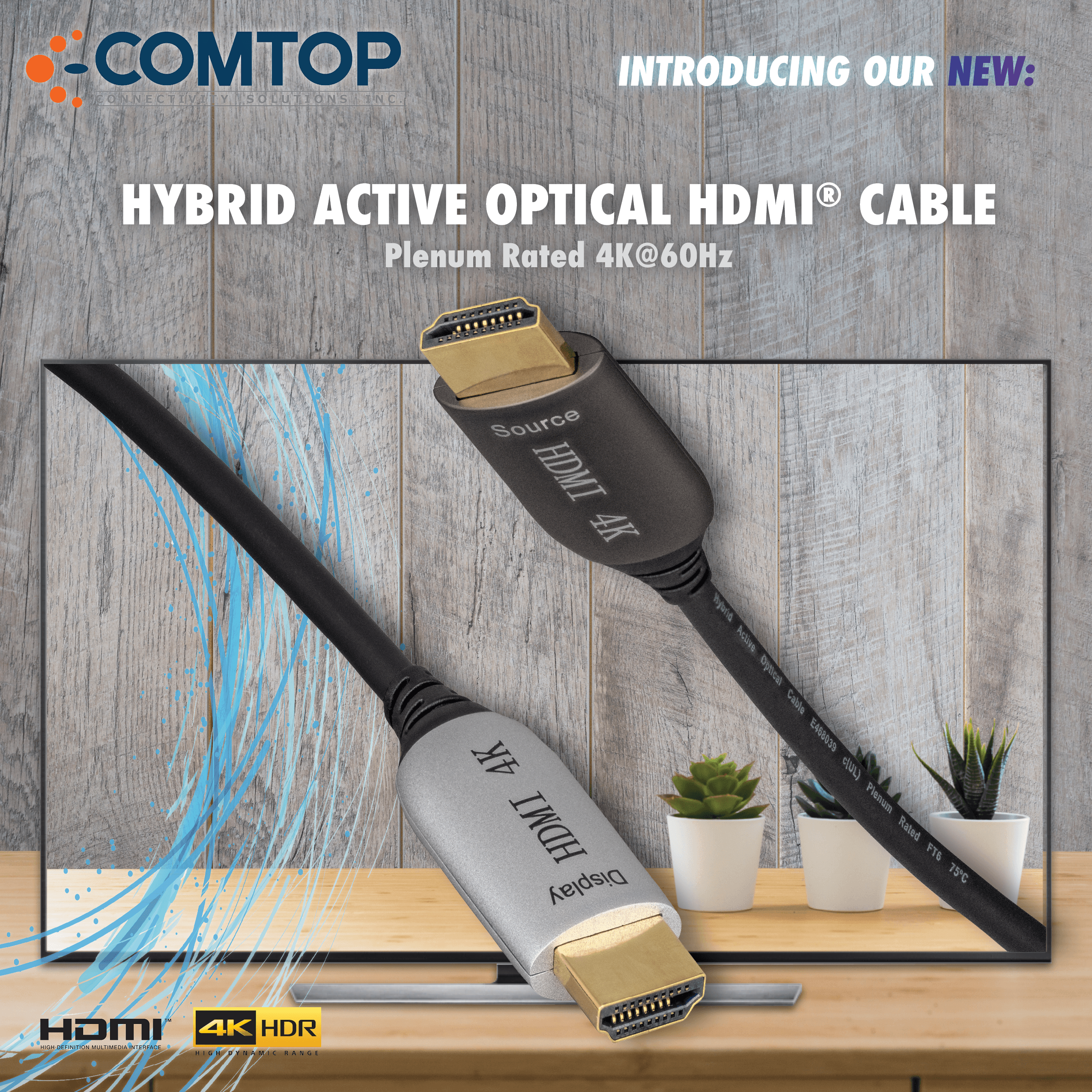 AOC HDMI Plenum Cable Configuration