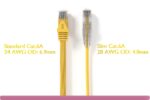 Yellow Color Cat 6a UTP Patch Cable - Image 2